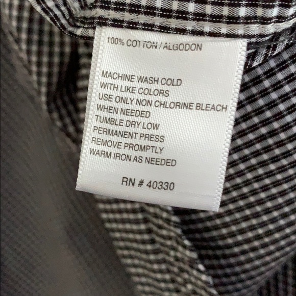 Haggar Men’s Long Sleeved Button Down Shirt XL - Picture 6 of 6